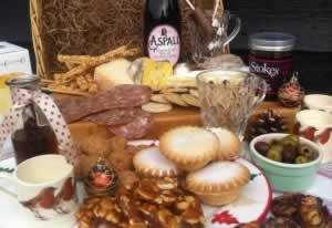 Christmas foodie heaven hampers at our Luxury Suffolk Holiday Cottages
