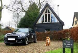 Motley at the Granary Barn , one of our luxury dog-friendly holiday cottages in Suffolk