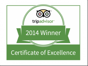 TripAdvisor Certificate of Excellence for our Suffolk holiday cottages