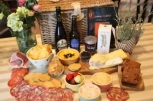 Hampers from the Deli at the Chilli Farm - Local produce to our luxury self-catering Suffolk holiday cottages at Woodfarm Barns