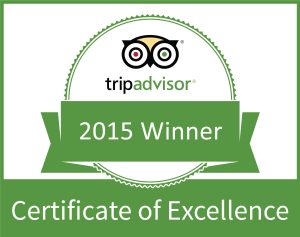 Tripadvisor Certificate Of Excellence for our luxury holiday cottages in Suffolk
