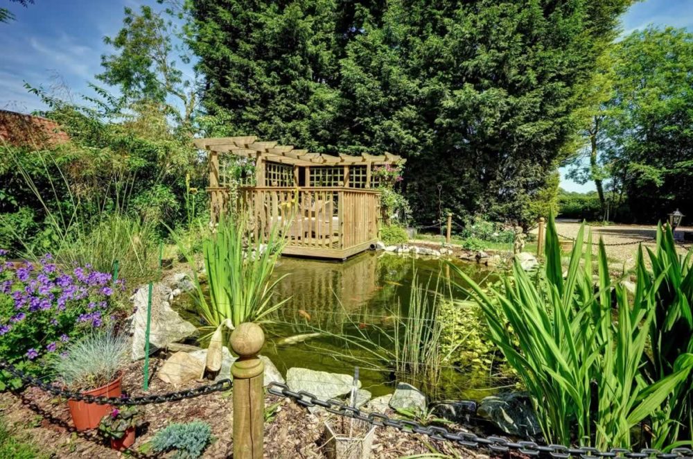 he Pond at our Romantic, Luxurious Holiday Cottages in the Heart of rural Suffolk