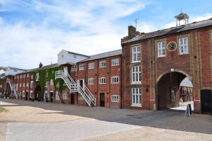 The front of Snape Maltings, Aldeburgh