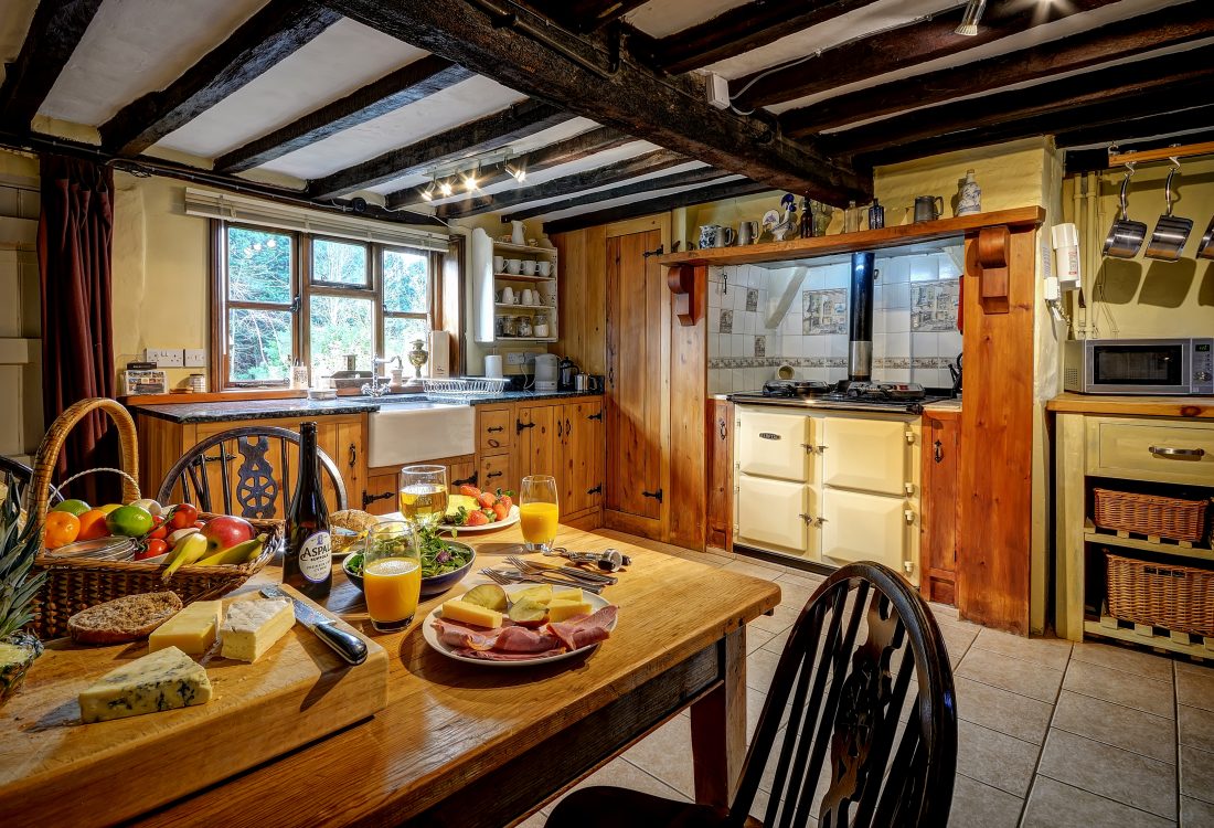Enjoy food your way on self catering holidays at Woodfarm Barns