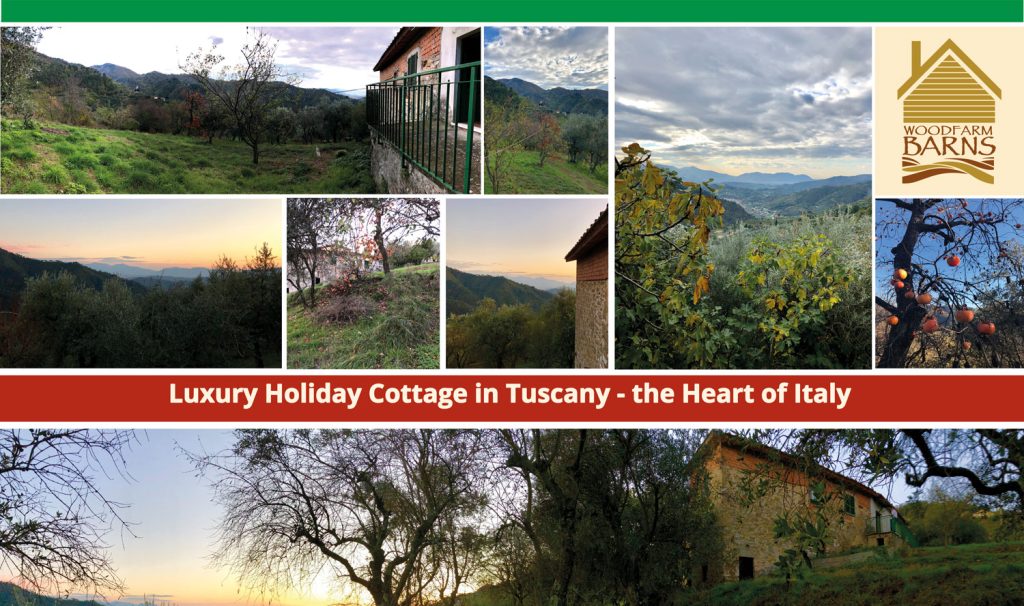 luxury holiday cottage in Tuscany