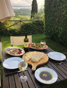 Tuscany food table