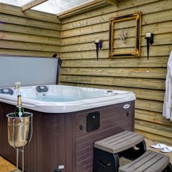 Luxury Hot Tub Orwell Barn daytime