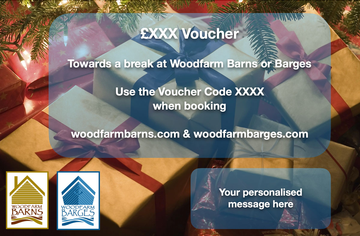 Holiday cottage gift voucher