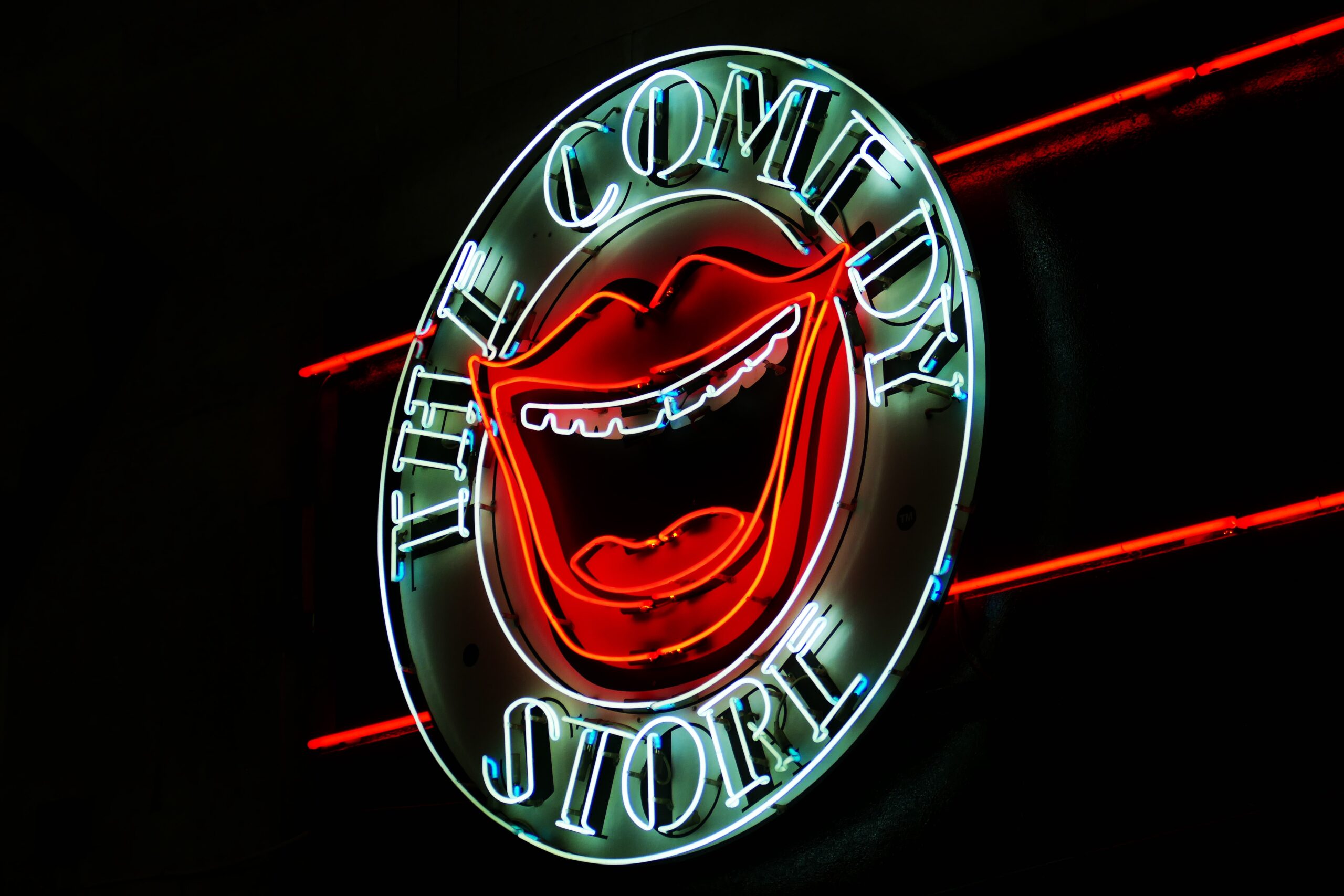 The Comedy Store neon sign