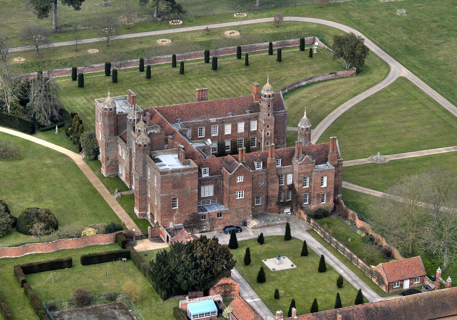 Meldford Hall from above