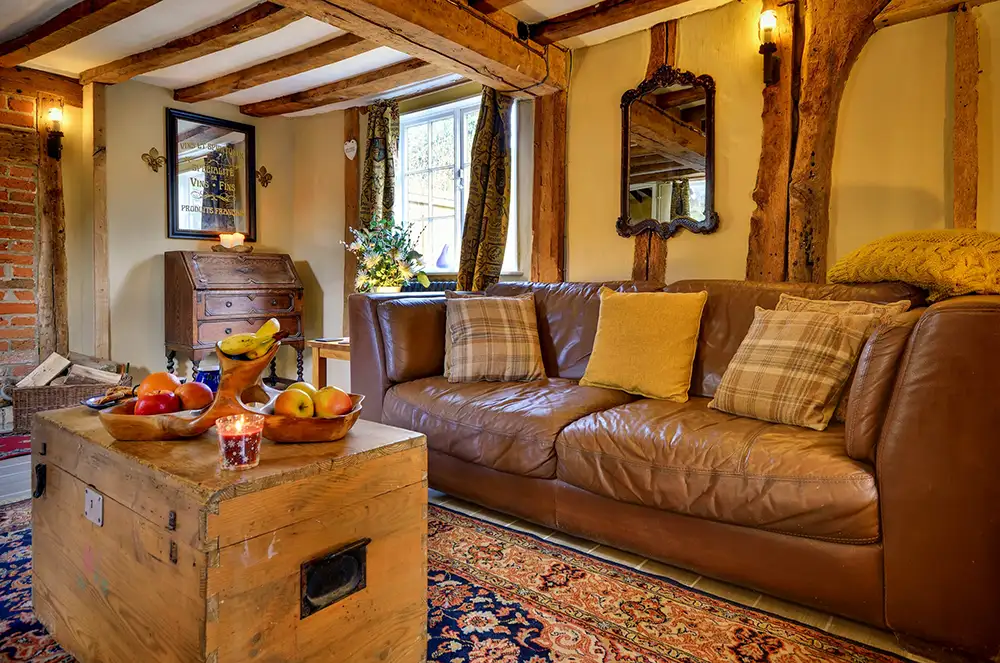holiday cottage living room