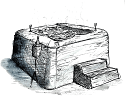 hot tubs illustration