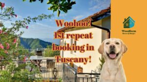 First repeat booking for Woodfarm Tuscany!