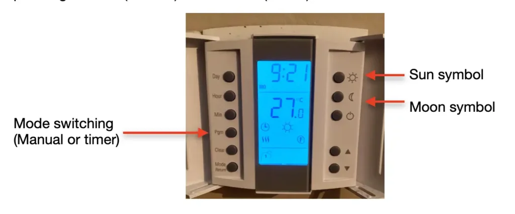 Woodfarm Barns Underfloor Heating control