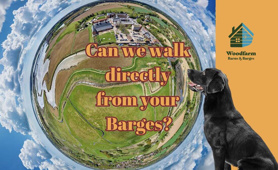 Can we walk directly from your Barges?