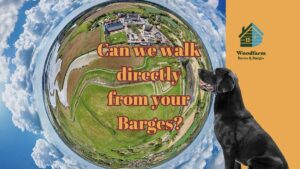Can we walk directly from your Barges?