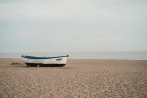 A beach in Suffolk.