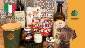 What’s included in the kitchen at Woodfarm Tuscany?