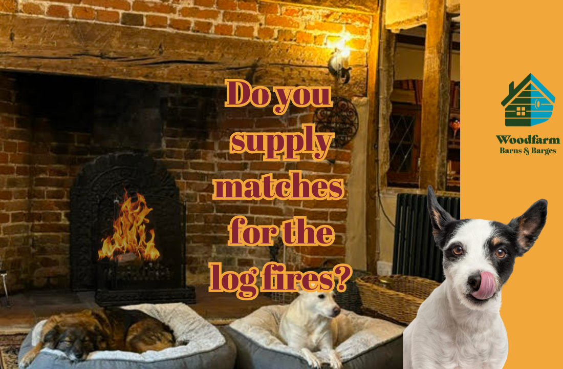 Do you supply matches for the log fires?