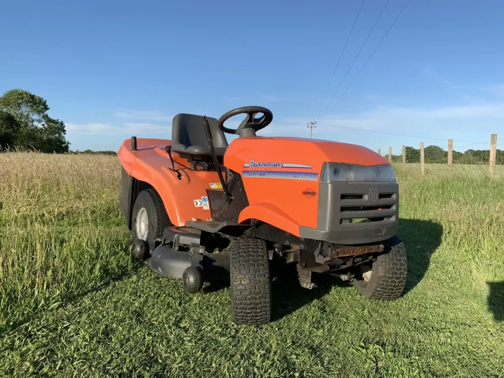 Our ride on mower almost makes it a farmstay