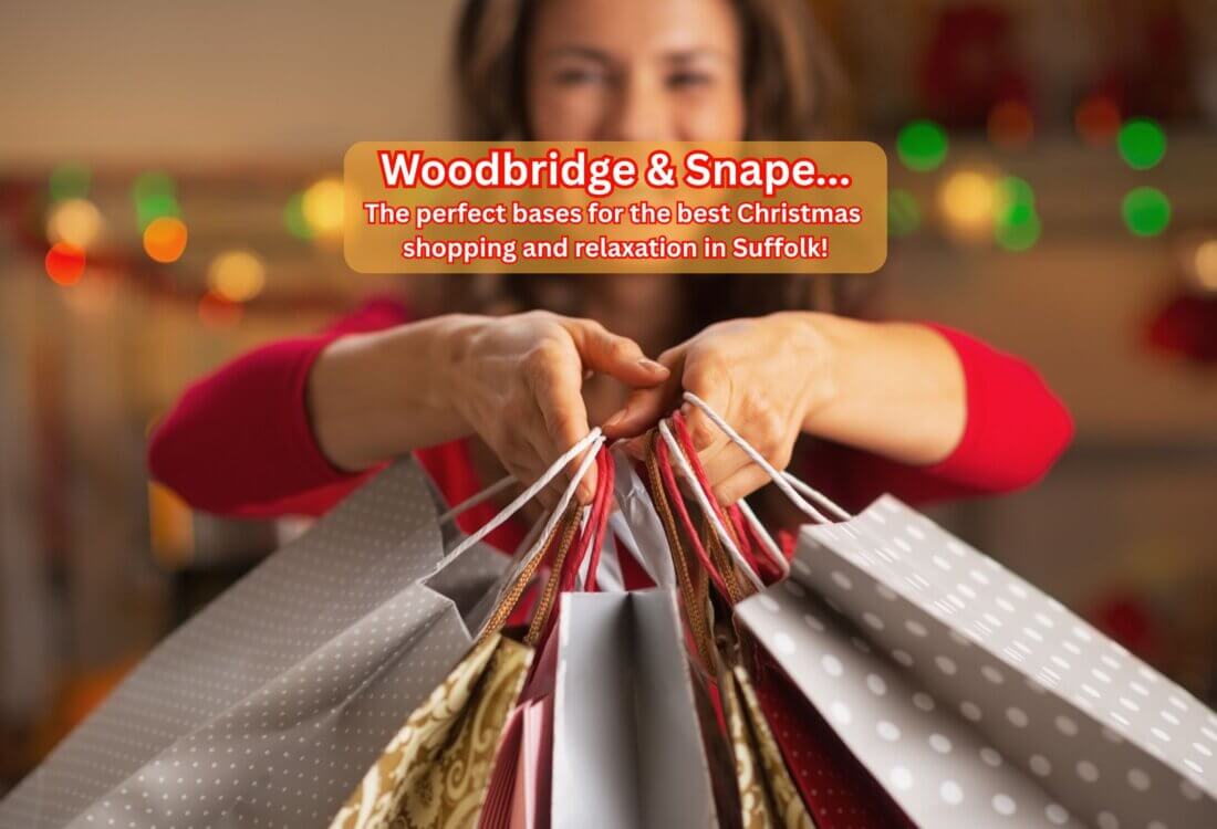 Woodbridge and Snape Christmas shopping.