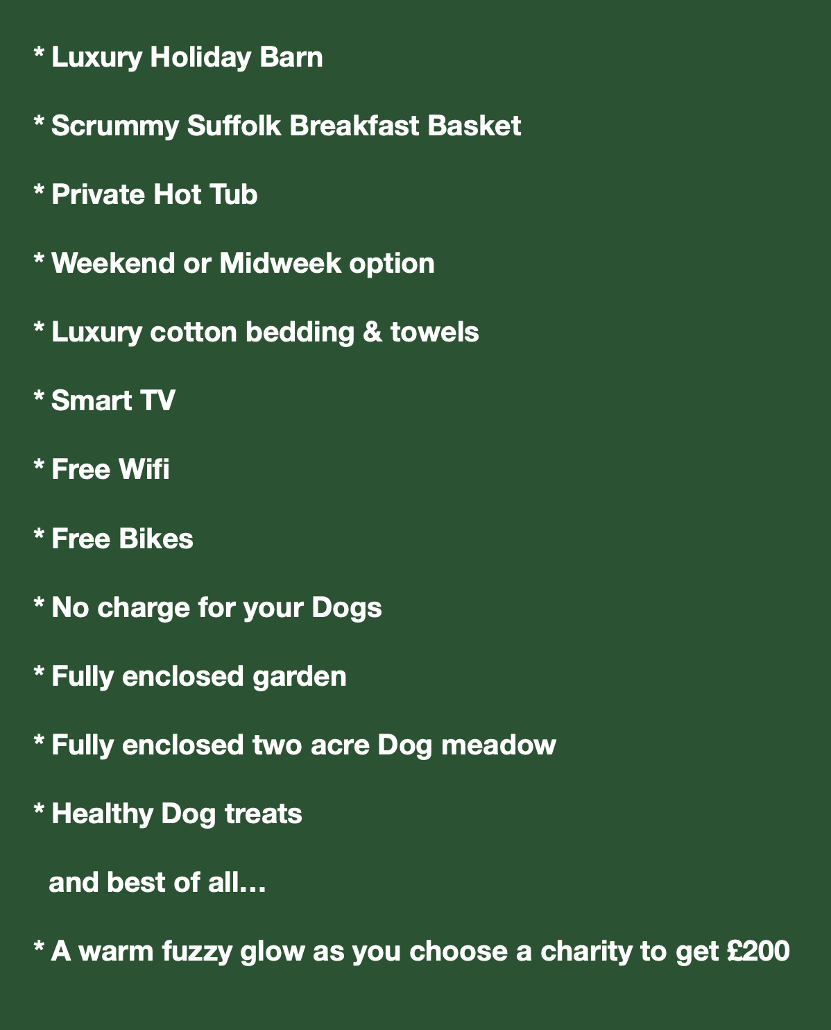 £200 charity giveaway details