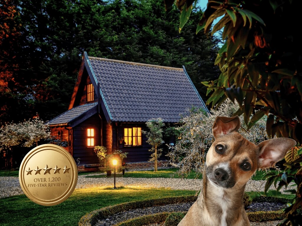 Alde Barns with Gold Plaque & Dog
